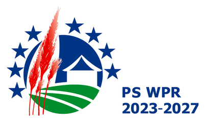 Logo Planu Strategicznego dla Wspólnej Polityki Rolnej na lata 2023–2027