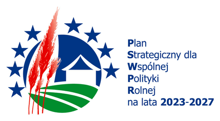 Logo Planu Strategicznego dla Wspólnej Polityki Rolnej na lata 2023–2027